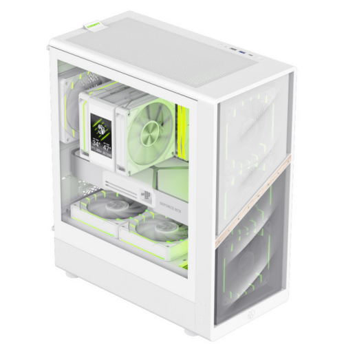 Carcasa Gamemax Aeris 330 Mesh White, Fara Sursa