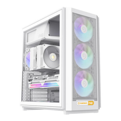 Carcasa Gamemax F64 White, Fara sursa