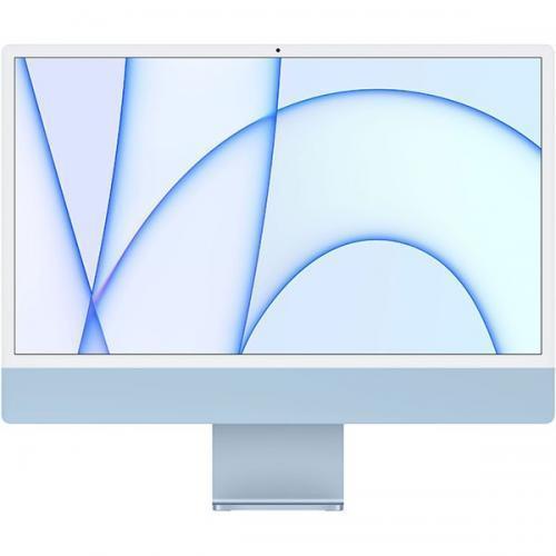All-In-One PC Apple iMac 24 inch 4.5K Retina, Procesor Apple M1, 16GB RAM, 1TB SSD, 8 core GPU, Mac OS Big Sur, INT keyboard, Blue