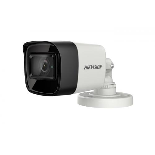 Camera de supraveghere Hikvision Turbo HD Outdoor Bullet, DS-2CE16H8T- ITF(2.8mm); 5MP; Fixed Lens: 2.8mm; 5MP@20fps, 4MP@25fps(P)/30fps(N) (Default), EXIR, 20m IR, Outdoor EXIR Bullet, ICR, 0.005 Lux/F1.2, 12VDC, Smart IR, True WDR,3D DNR, OSD Menu(Up th