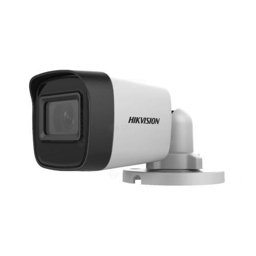 Camera supraveghere Hikvision Turbo HD bullet DS-2CE16H0T-ITPF(3.6mm) (C); 5MP, 5 MP high performance cmos, rezolutie: 2560 x 1944 @20FPS, iluminare: Color: 0.01 Lux @ (F1.2, AGC ON), 0 Lux with IR, lentila fixa:. 3.6mm, distanta IR: 25metri, Smart IR, DW