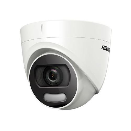 Camera supraveghere Hikvision Turbo HD ColorVu turret DS-2CE72DFT-F28 (2.8mm), 2MP, ColorVu, imagini color 24/7, rezolutie 1920 × 1080@25fps, iluminare: 0.0005 Lux @ (F1.0, AGC ON), 0 Lux with white light, lentila: 2.8mm, unghi vizualizare: horizontal FOV