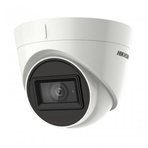 Camera supraveghere Hikvision TurboHD turret DS-2CE78U1T-IT3F(2.8mm), 8MP, senzor 8.29 MP high performance CMOS, rezolutie 3840 × 2160@15fps, iluminare Color: 0.01 Lux@(F1.2, AGC ON), 0 Lux cu IR, lentila 2.8mm, distanta IR 60m, EXIR 2.0, smart IR, DWDR/A