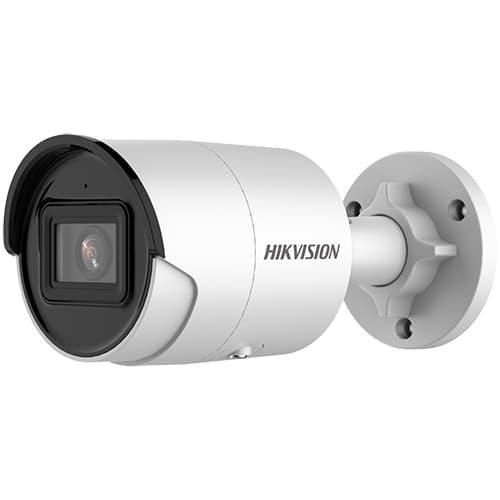Camera supraveghere Hikvision IP bullet DS-2CD2083G2-IU(2.8mm), 8MP, Acusens - filtrarea alarmelor false dupa corpul uman si masini, microfon audio incorporat, senzor 1/2.8