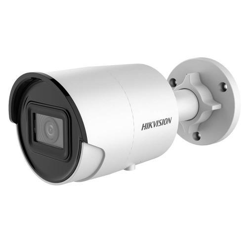 Camera supraveghere IP bullet Hikvision DS-2CD2086G2-IU(C)(2.8mm); 8MP; low-light powered by Darkfighter, Acusens -Human and vehicle classification alarm based on deep learning, microfon audio incorporat; 1/1.8
