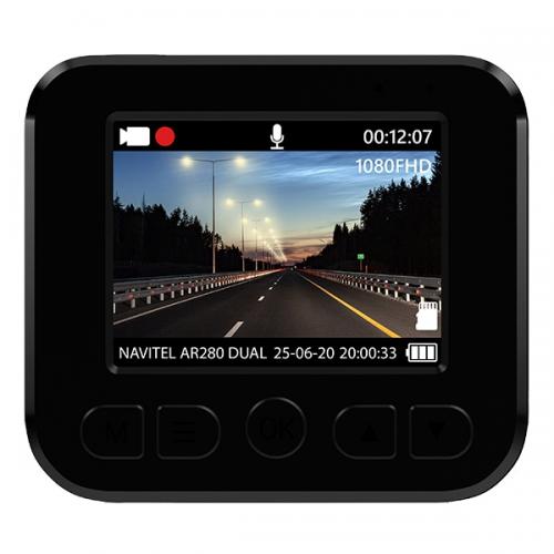 Camera video auto Navitel AR280 Dual camera, Black