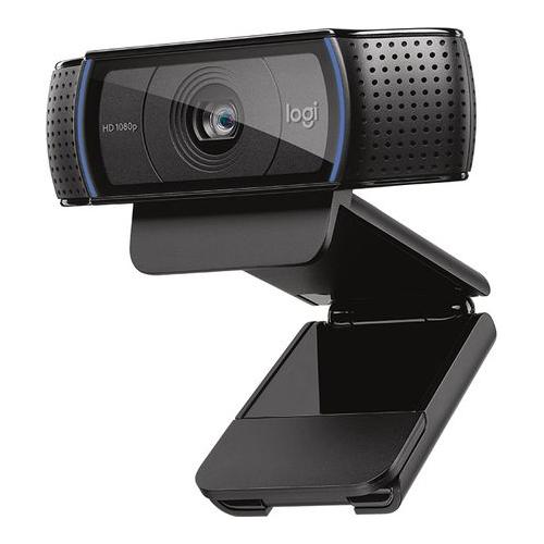 Camera web Logitech Pro HD Webcam C920s, rezolutie video 1920 x 1080, interfata USB, dimensiuni 94 x 29 x 24 mm, negru