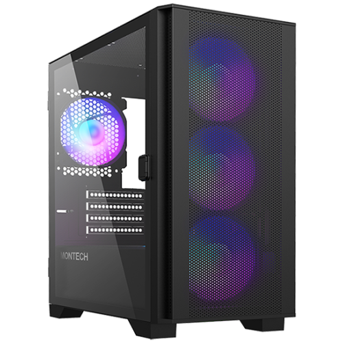 Carcasa Montech AIR 100 ARGB Black, Fara Sursa