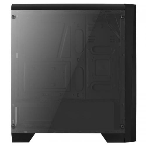 Carcasa Aerocool CYLON RGB Tempered Glass, Fara sursa