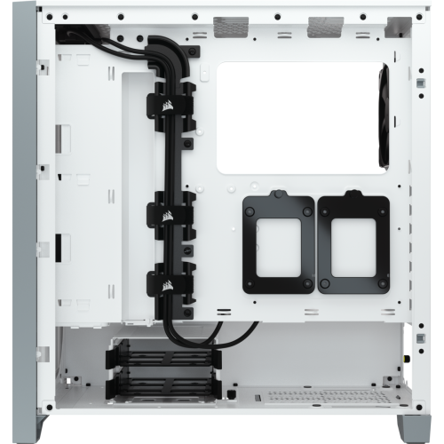 Carcasa Corsair 4000D Airflow White, Fara sursa