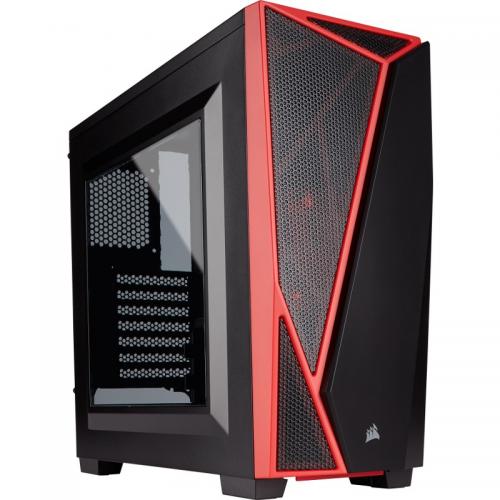 Carcasa Corsair Carbide SPEC-04 Black-Red, Fara sursa