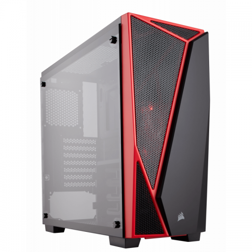 Carcasa Corsair Carbide SPEC-04 Tempered Glass Black-Red, Fara sursa