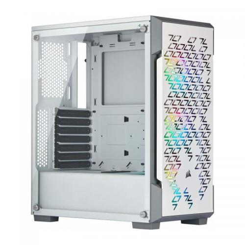 Carcasa Corsair iCue 220T RGB White, Fara sursa