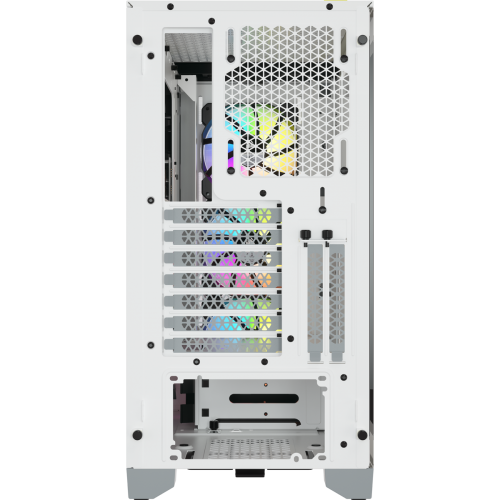 Carcasa Corsair iCUE 4000X RGB White, Fara sursa