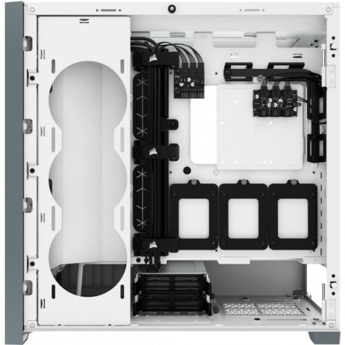 Carcasa Corsair iCUE 5000X RGB White, Fara sursa