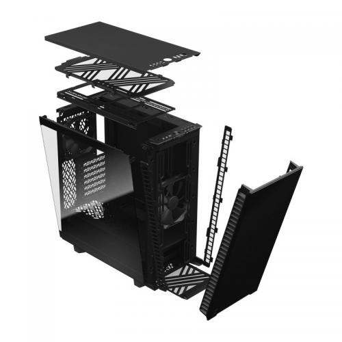 Carcasa Fractal Design Define 7 Compact Dark TG, Fara sursa