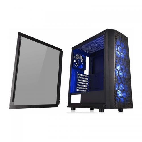 Carcasa Thermaltake Versa J24 Tempered Glass RGB, Fara sursa