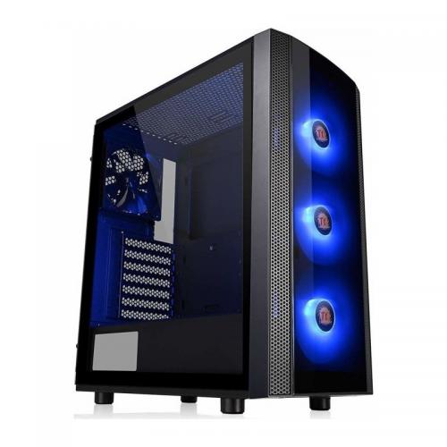 Carcasa Thermaltake Versa J25 Tempered Glass RGB, Fara sursa