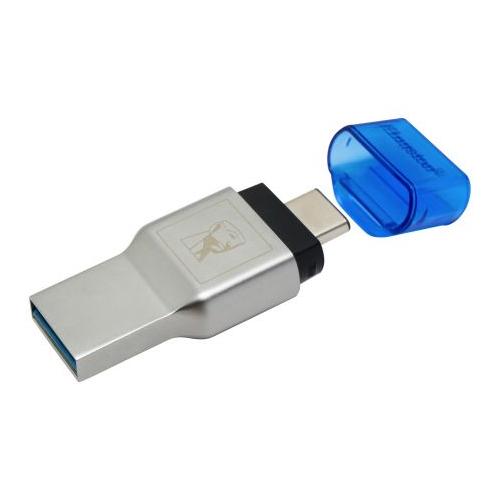 Card reader Kingston, USB 3.1 - A/C, FCR-ML3C, carduri suportate: microSD/SDHC/SDXC, UHS-I