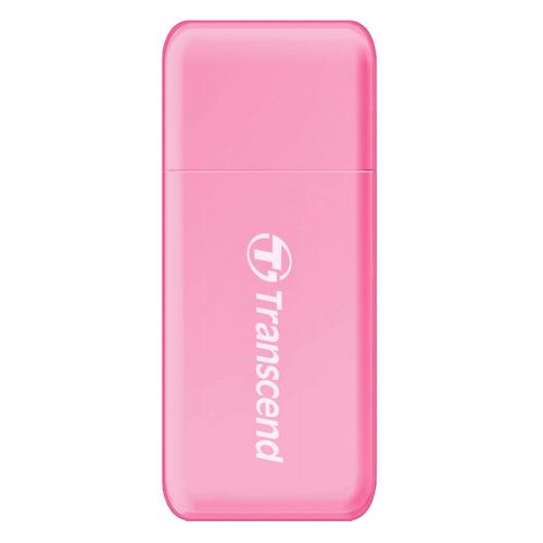 Card Reader Transcend USB 3.1 Gen 1 SD/microSD, pink