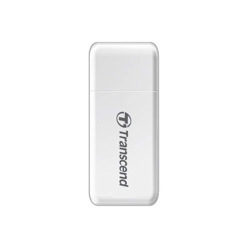 Card Reader Transcend USB 3.1 Gen 1 SD/microSD, White