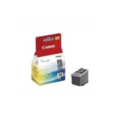 Cartus cerneala Canon CL-38, color, capacitate 9ml / 205 pagini, pentru Canon Pixma IP1800, Pixma IP1900, Pixma IP2500, Pixma IP2600, Pixma MP140, Pixma MP190, Pixma MP210, Pixma MP220, Pixma MX300, Pixma MX310