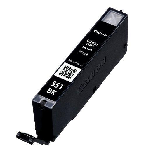 Cartus cerneala Canon CLI-551B, black, capacitate 7ml, pentru Canon Pixma IP7250, Pixma IP8750, Pixma IX6850, Pixma MG5450, Pixma MG5550, Pixma MG6350, Pixma MG6450, Pixma MG7150, Pixma MX925.