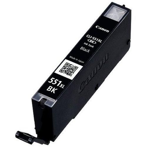 Cartus cerneala Canon CLI-551XL, black, capacitate 11ml, pentru Canon Pixma IP7250, Pixma IP8750, Pixma IX6850, Pixma MG5450, Pixma MG5550, Pixma MG6350, Pixma MG6450, Pixma MG7150, Pixma MX925.