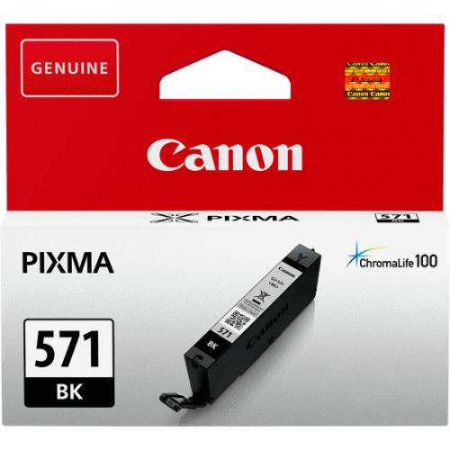 Cartus cerneala Canon CLI-571BK, black, capacitate 7ml, pentru Canon Pixma MG6850/MG6851, Canon Pixma MG5750/MG5751, Canon Pixma MG7750/MG7751/MG7752.