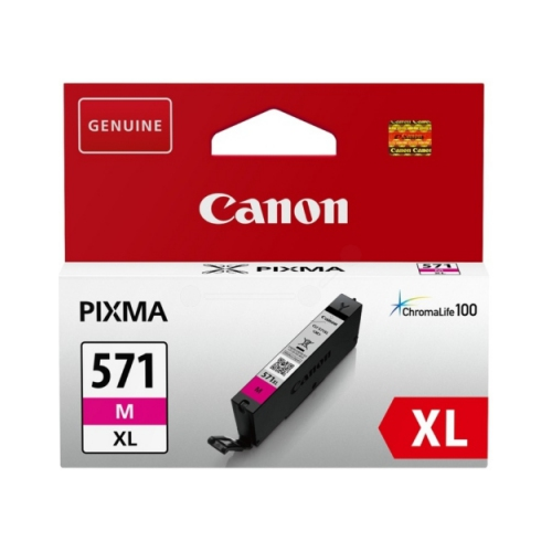 Cartus cerneala Canon CLI-571XL, magenta, capacitate 11ml, pentru Canon Pixma MG6850/MG6851, Canon Pixma MG5750/MG5751, Canon Pixma MG7750/MG7751/MG7752.