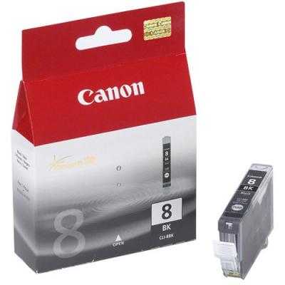 Cartus cerneala Canon CLI-8BK, black, capacitate 13ml, pentru Canon Pixma IP4200, Pixma IP4300, Pixma IP4500, Pixma IP5200, Pixma IP5300, Pixma IP6600D, Pixma IP6700D, Pixma MP500, Pixma MP530, Pixma MP600, Pixma MP610, Pixma MP800, Pixma MP810, Pixma MP8