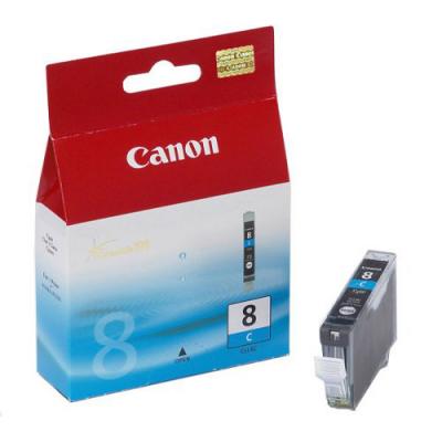 Cartus cerneala Canon CLI-8C, cyan, capacitate 13ml, pentru Canon Pixma IP4200, Pixma IP4300, Pixma IP4500, Pixma IP5200, Pixma IP5300, Pixma IP6600D, Pixma IP6700D, Pixma MP500, Pixma MP530, Pixma MP600, Pixma MP610, Pixma MP800, Pixma MP810, Pixma MP830