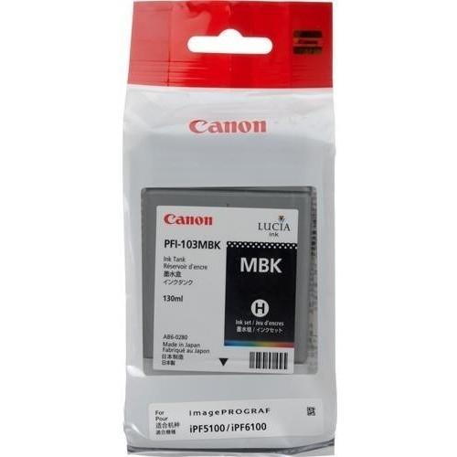 Cartus cerneala Canon PFI-103MB, matte black, capacitate 130ml, pentru Canon iPF5100 and iPF6100.