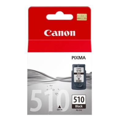 Cartus cerneala Canon PG-510, black, capacitate 9ml / 220 pagini, pentru Canon Pixma IP2700, Pixma MP230, Pixma MP240, Pixma MP250, Pixma MP260, Pixma MP270, Pixma MP280, Pixma MP282, Pixma MP480, Pixma MP490, Pixma MP495, Pixma MX320, Pixma MX330, Pixma 