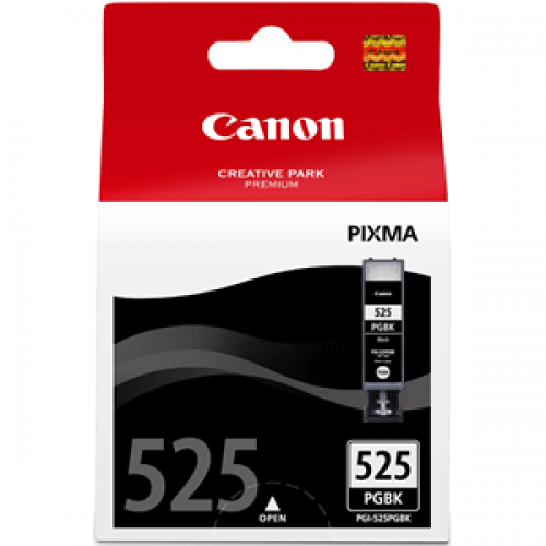 Cartus cerneala Canon PGI-525PGBK, black, capacitate 1500 pagini, pentru Canon Pixma IP4850, Pixma IP4950, Pixma IX6550, Pixma MG5150, Pixma MG5250, Pixma MG5350, Pixma MG6150, Pixma MG6250, Pixma MG8150, Pixma MG8250, Pixma MX715, Pixma MX885, Pixma MX89