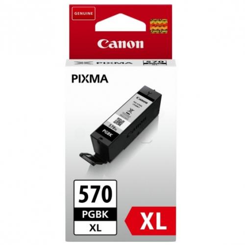 Cartus cerneala Canon PGI-570XL PGBK, pigment black, capacitate 22ml, pentru Canon Pixma MG6850/MG6851, Canon Pixma MG5750/MG5751, Canon Pixma MG7750/MG7751/MG7752.