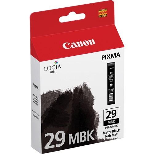 Cartus cerneala Canon PGI-29MBK, matte black, pentru Pixma Pro-1.