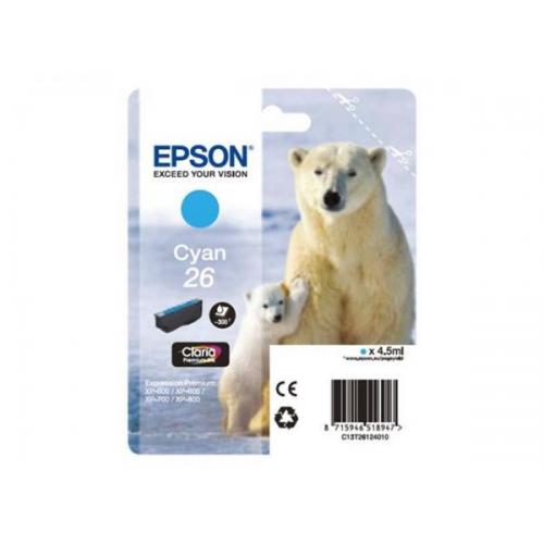 Cartus Cerneala Epson Cyan 26 - C13T26124010