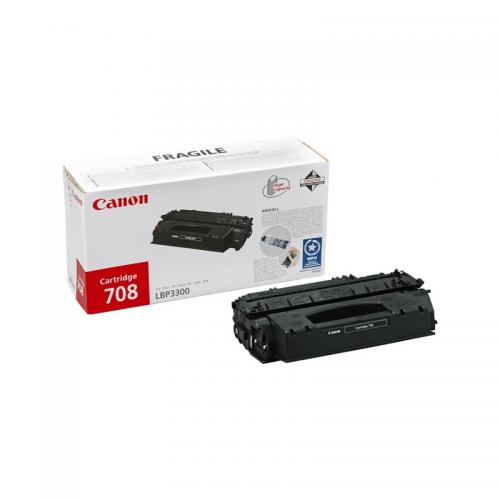 Toner Canon CRG708, black, capacitate 2500 pagini, pentru LBP-3300, LBP-3360