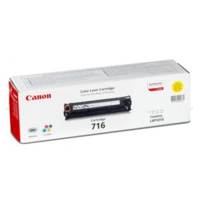 Toner Canon CRG716Y, yellow, capacitate 1500 pagini, pentru LBP5050, LBP5050n