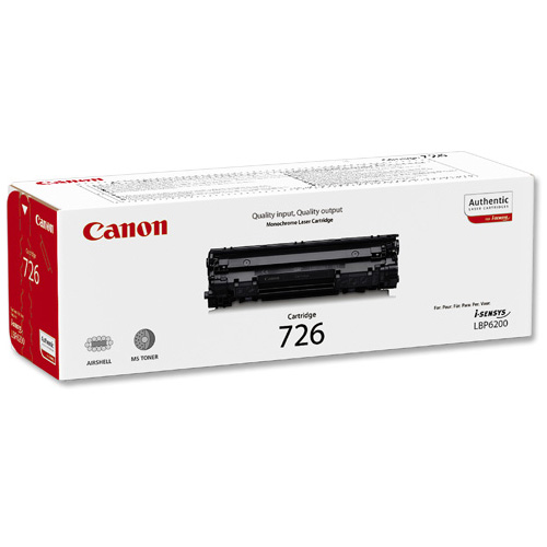 Toner Canon CRG726, black, capacitate 2100 pagini, pentru LBP6200d