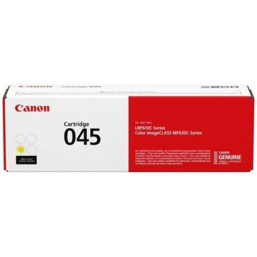 Toner Canon CRG045Y, galben, capacitate 1300 pagini, pentru seriile LBP61x , MF63x.