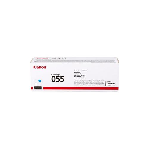 Toner Canon CRG055C Cyan, capacitate 2.1k pagini, pentru LBP66x, MF74x.