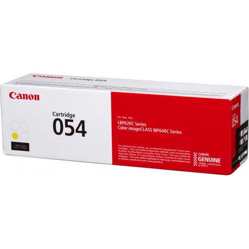 Toner Canon CRG054 yellow, capacitate 1.2k pagini, pentru LBP62x, MF64x.