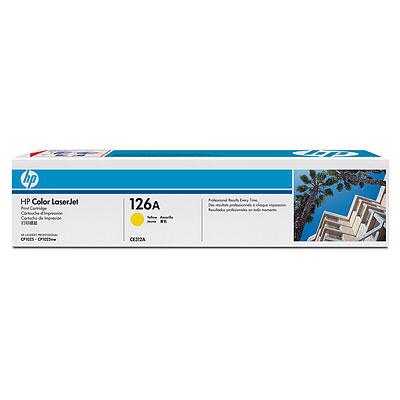 Toner HP CE312A, yellow, 1 k, LaserJet Pro 100 M175A, LaserJetPro 100 M175NW, LaserJet Pro CP1025, LaserJet Pro CP1025NW, Laserjet ProM275