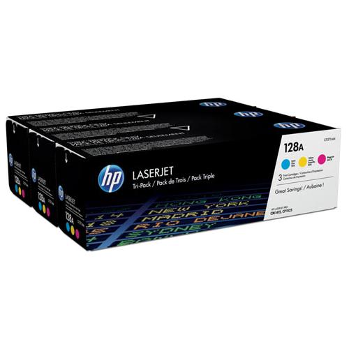 Toner HP CF371AM, pachet triplu CE321A/CE322A/CE323A,