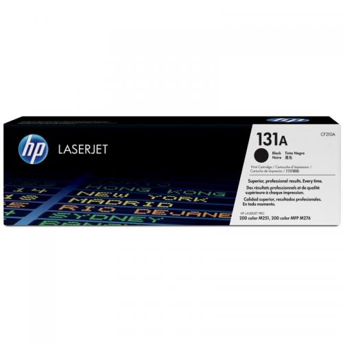 Toner HP CF210A, black, 1.6 k, Color LaserJet Pro 200 M251N,Color LaserJet Pro 200 M251NW, Color Laserjet Pro 200 M276N, ColorLaserjet Pro 200 M276NW, Color Laserjet Pro 200 M351NW