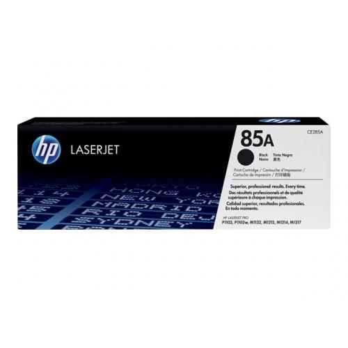 Toner HP CE285A, black, 1.6 k, LaserJet M1132 MFP, LaserJet ProM1212NF, LaserJet Pro M1217NFW, LaserJet Pro P1102, LaserJet Pro P1102W