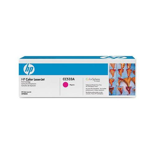 Toner HP CC533A, magenta, 2.8 k, Color LaserJet CM2320FXIMFP,Color LaserJet CM2320NFMFP, Color LaserJet CP2025, Color LaserJetCP2025DN, Color LaserJet CP2025N