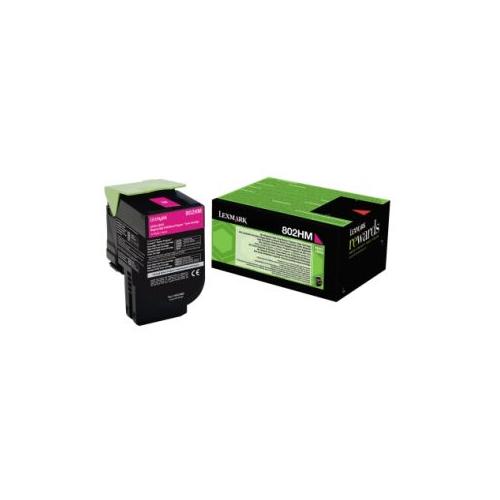 Toner Lexmark 80C2HME, magenta, 3 k, CX410de , CX410de with 3year Onsite Service , CX410dte , CX410e , CX510de , CX510de Statoil ,CX510dhe , CX510dthe